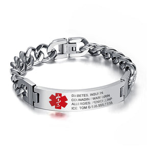 Stainless Steel Medical Bracelet