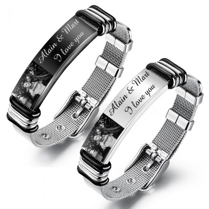 Custom Stainless Steel Men's Bracelet