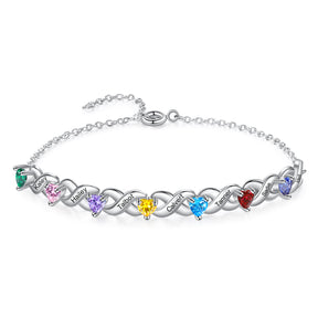 Custom Birthstone Bracelet