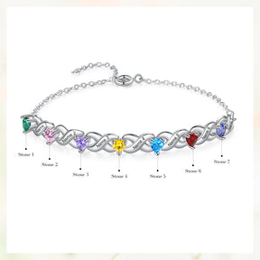 Custom Birthstone Bracelet