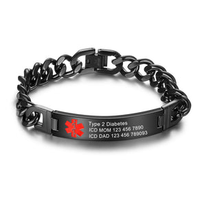 Stainless Steel Medical Bracelet