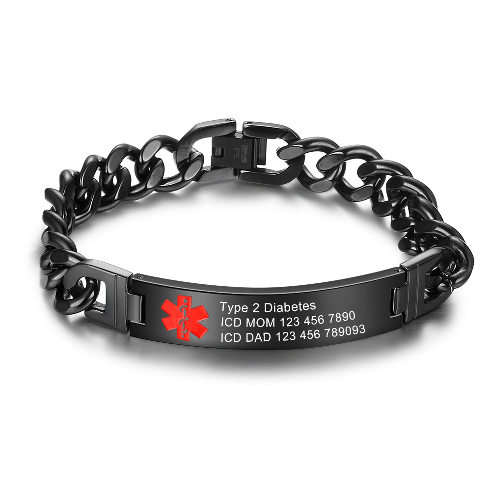 Stainless Steel Medical Bracelet