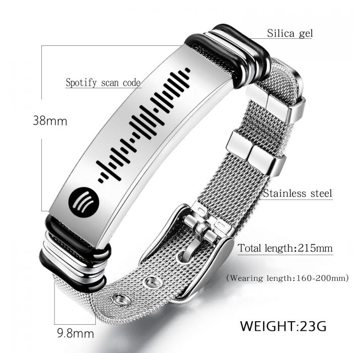 Custom Stainless Steel Men's Bracelet