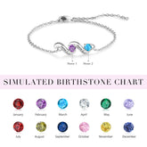 Custom Birthstone Bracelet