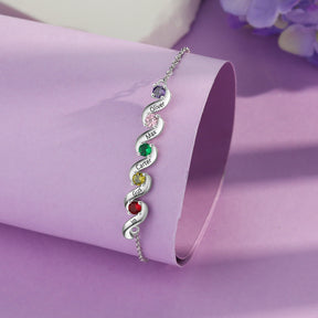 Custom Birthstone Bracelet