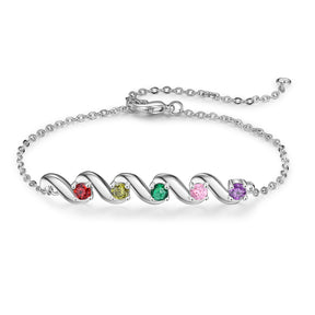 Custom Birthstone Bracelet