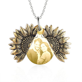 Custom Sunflower Necklace