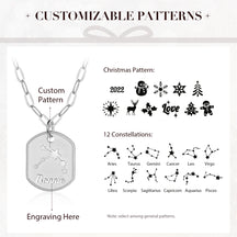 Custom Christmas Necklace