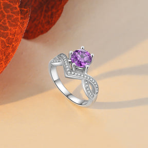 Custom Birthstone Ring